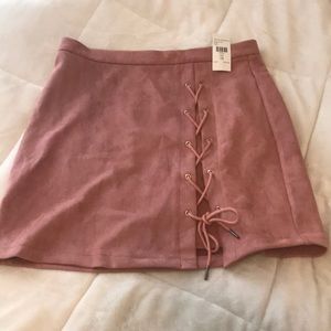 Fashion Nova Mauve Glass City Skirt.